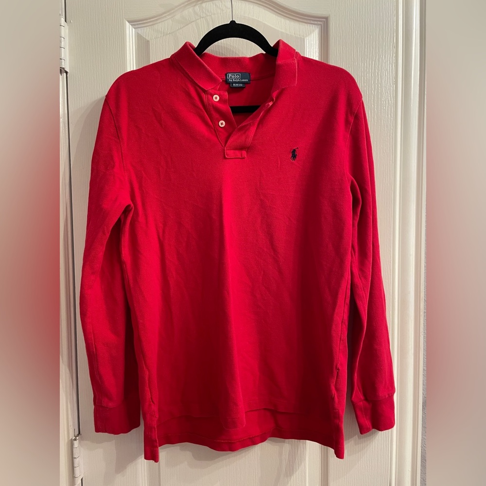 Polo Red Boy’s Long Sleeve Shirt Size XL (18-20)